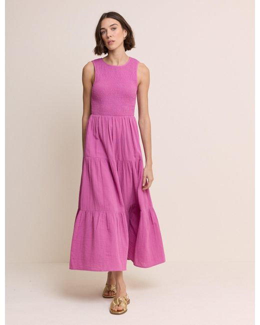 Nobody's Child Pink Sleeveless Charlie Midi Dress
