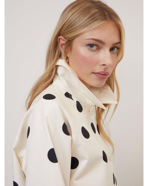 Nobody's Child Natural Polka Dot Swing Jacket
