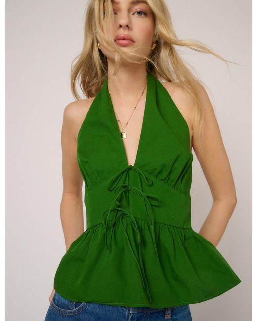 Nobody's Child Green Halterneck Top