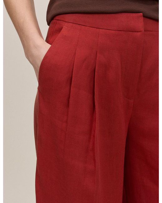 Nobody's Child Relaxed Wide Leg Tailored Trousers