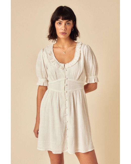 Nobody's Child Natural Flossie Mini Dress