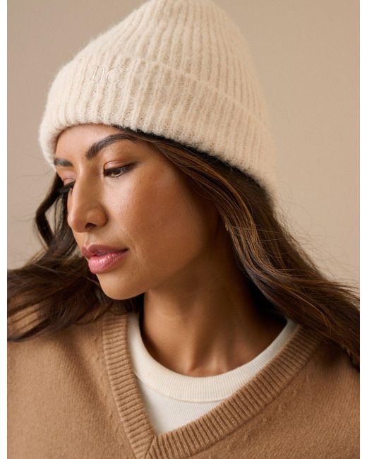 Nobody's Child Brown Ribbed Beanie