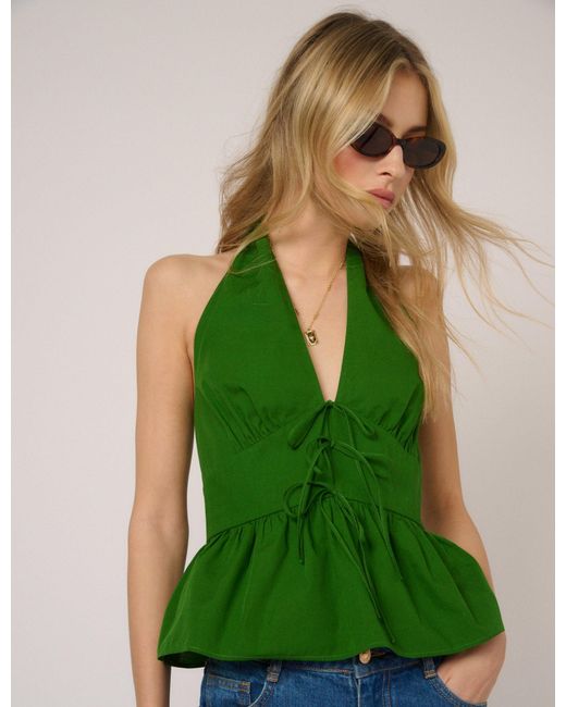 Nobody's Child Green Halterneck Top