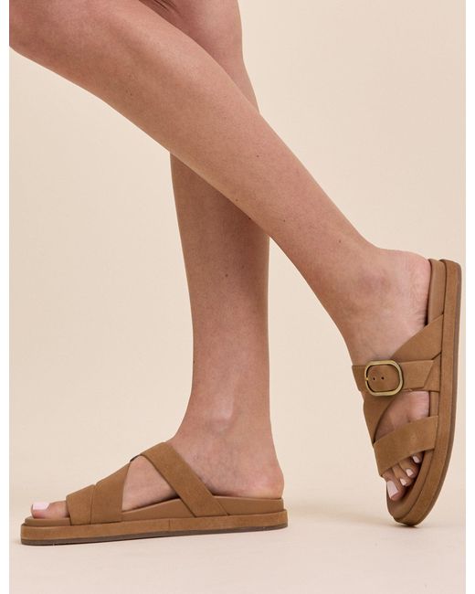 Nobody's Child Natural Suede Sandals