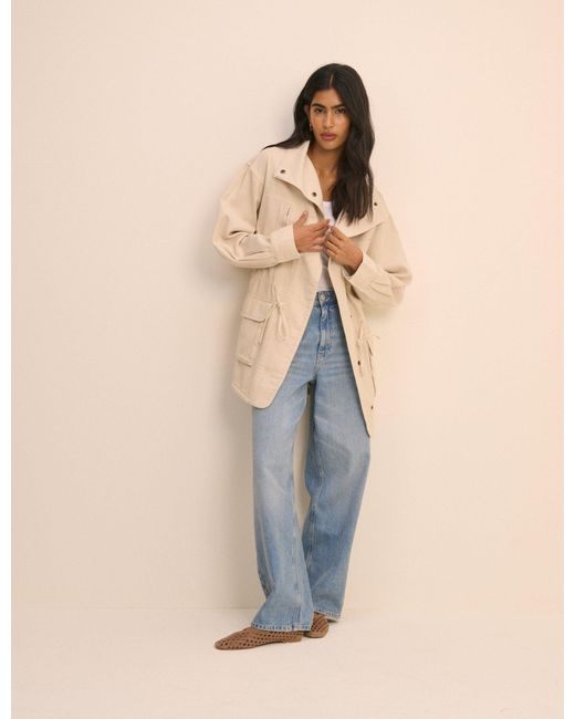 Nobody's Child Natural Funnel Neck Corby Utility Jacket