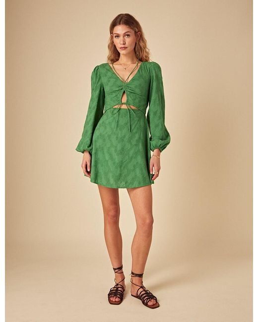 Nobody's Child Broderie Anglaise Nicole Mini Dress in Green | Lyst UK Nobody's Child Broderie Anglaise Nicole Mini Dress in Green | Lyst UK