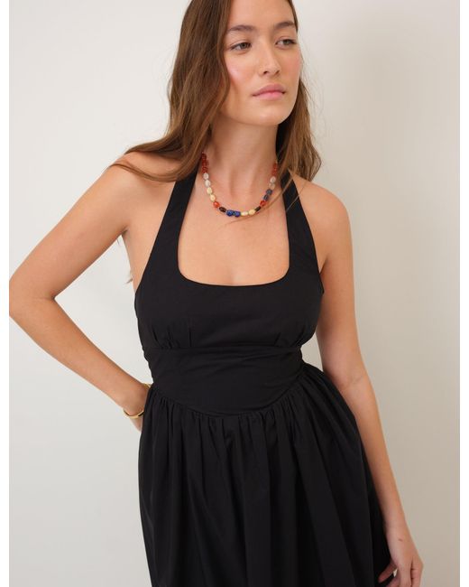 Nobody's Child Black Halterneck Hallie Midi Dress