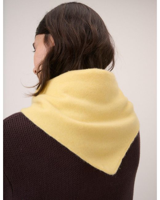 Nobody's Child Yellow Butter Triangle Scarf