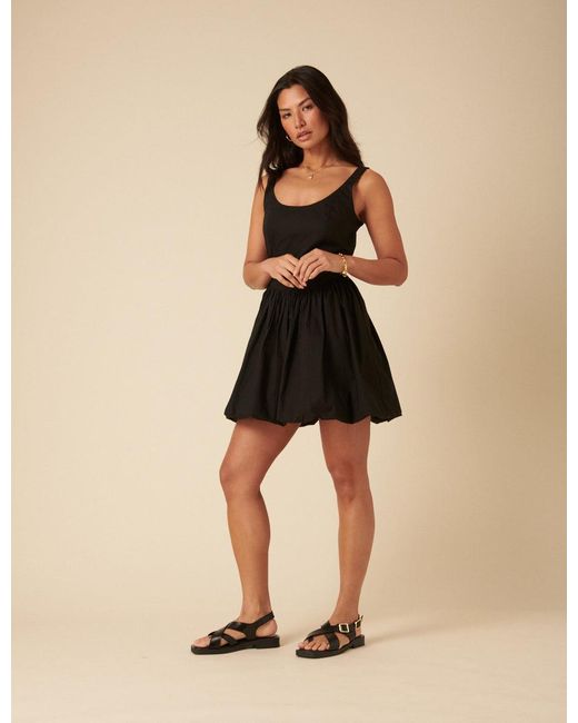 Nobody's Child Blue Loie Bubble Hem Mini Dress