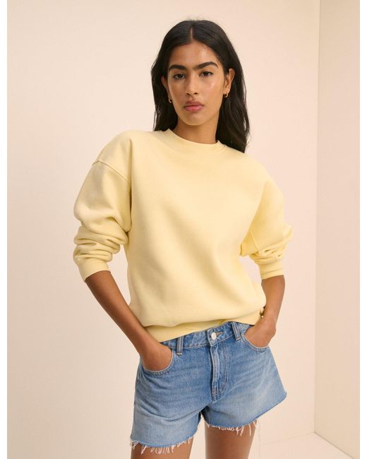 Nobody's Child Blue Lemon Relaxed Fit Sweatshirt