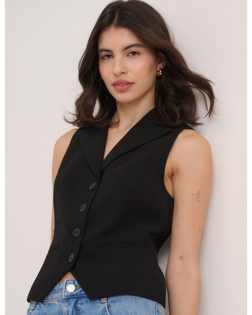 Nobody's Child Black Collar Waistcoat