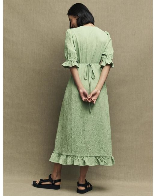 Nobody's Child Green Sage Delilah Midi Tea Dress