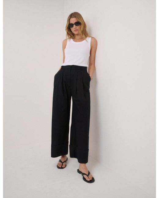 Nobody's Child Black High Waisted Trousers