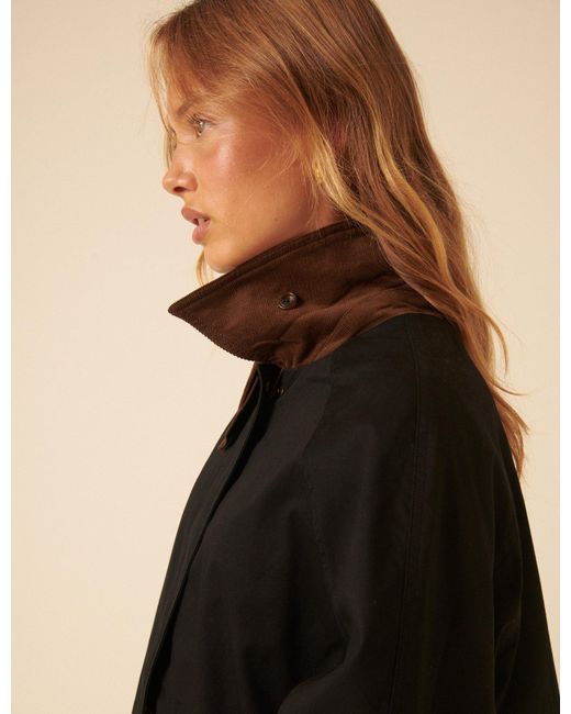 Nobody's Child Black Dark Cord Detail Barn Jacket