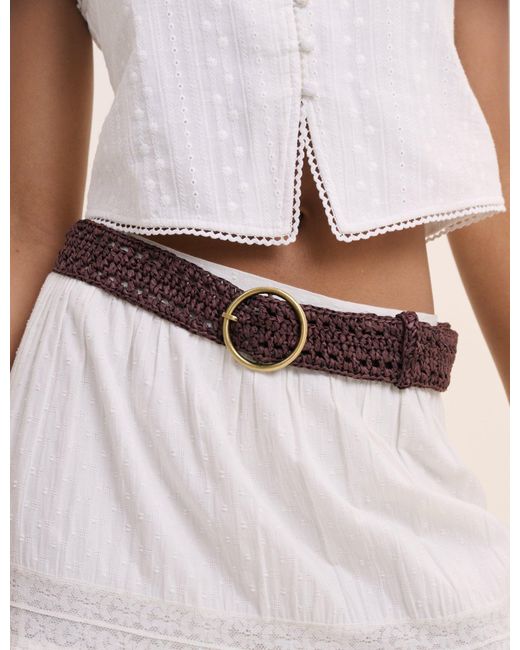 Nobody's Child Natural Raffia Belt