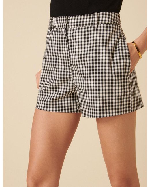 Nobody's Child Natural Harper Gingham Shorts