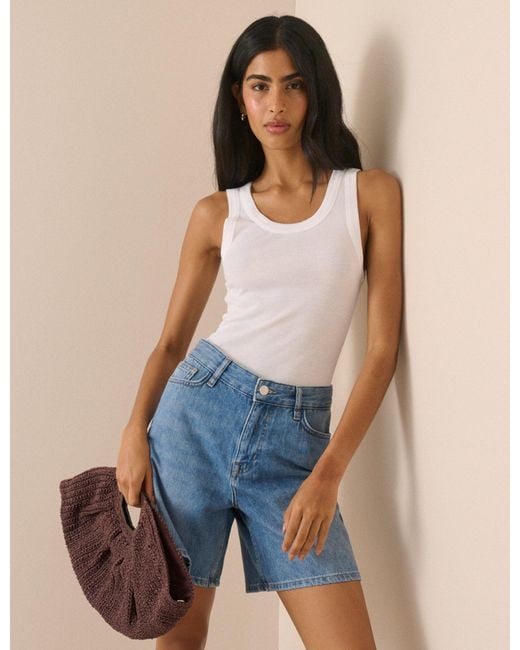 Nobody's Child Blue Denim Brockwell Denim Shorts