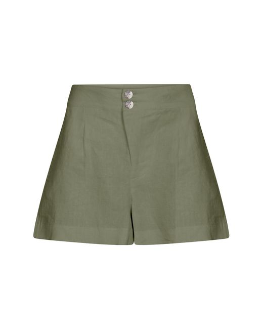 No Emotions UK Multicolor Linen Shorts