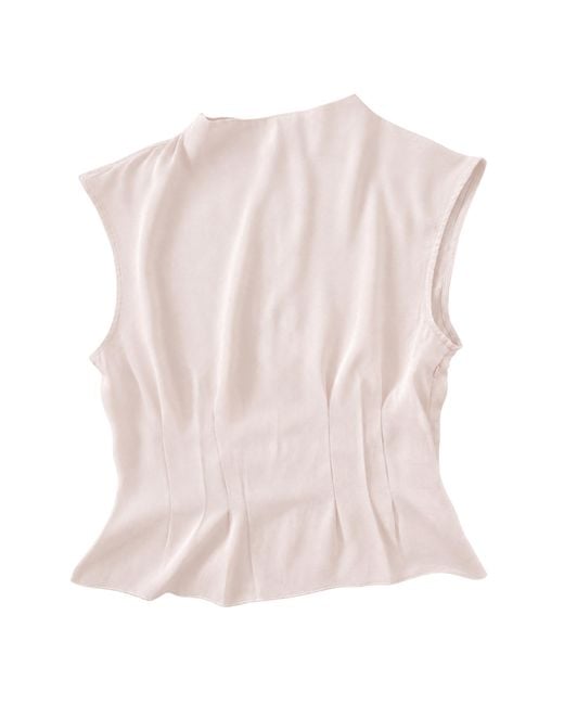 No Emotions UK Pink Satin Amelia Top