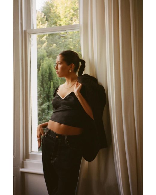 No Emotions UK Natural Silk Top