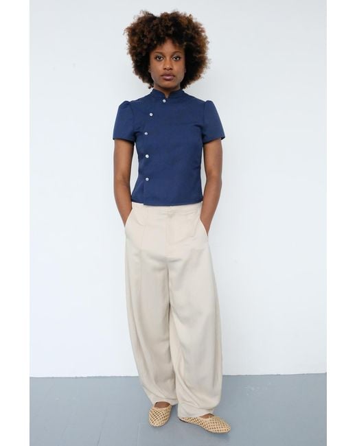 No Emotions UK Blue The Claudia Top