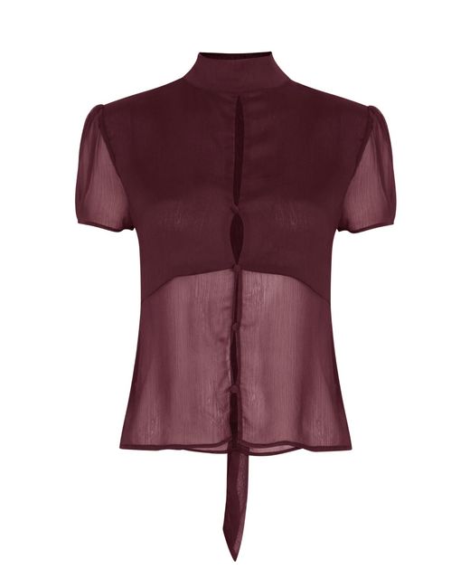 No Emotions UK Red The Mia Top