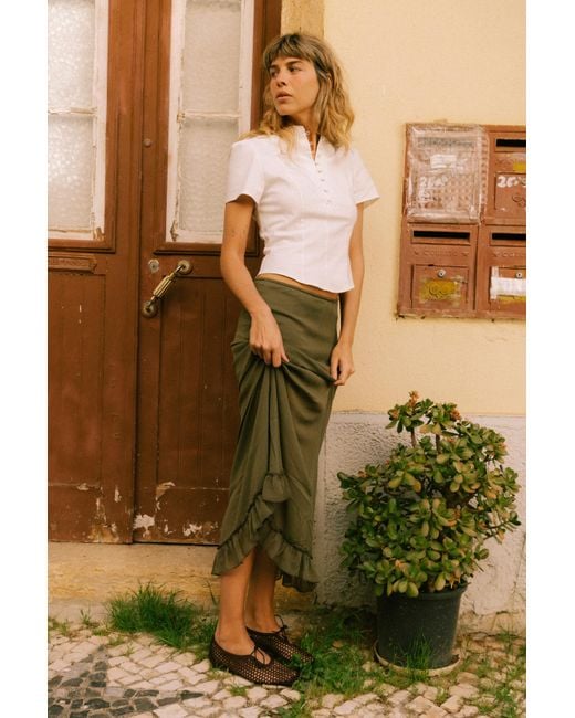 No Emotions UK Green The Mia Skirt