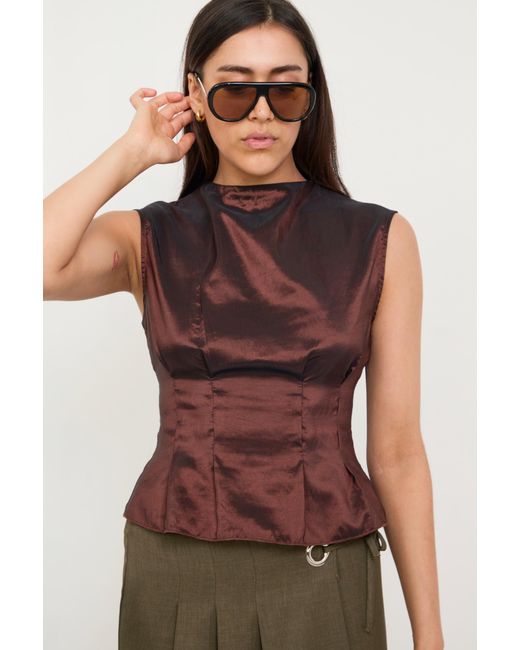 No Emotions UK Black The Gigi Top