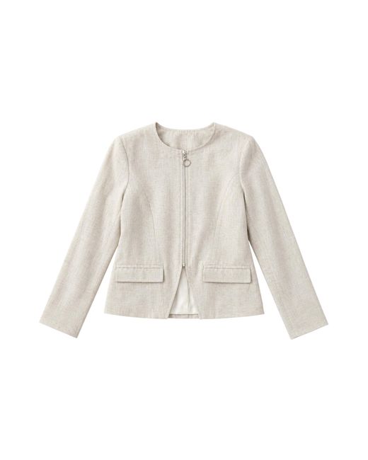 No Emotions UK White Elle Jacket