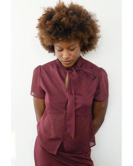 No Emotions UK Red The Mia Top
