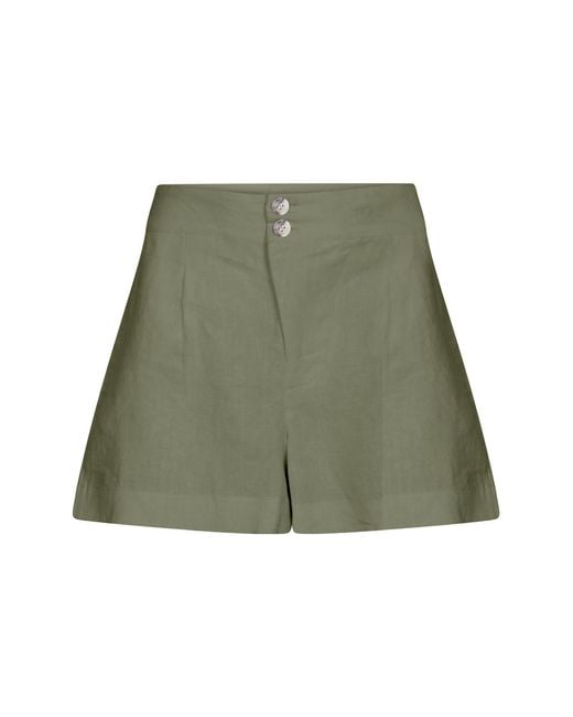 No Emotions UK Multicolor Linen Shorts
