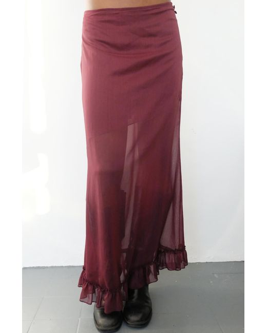 No Emotions UK Red The Mia Skirt