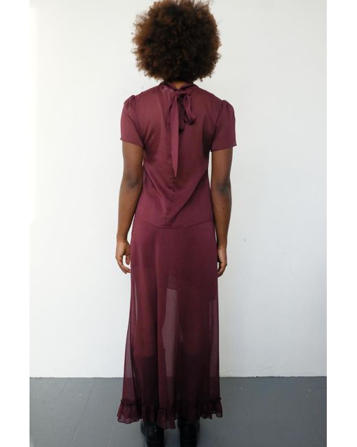 No Emotions UK Red The Mia Top