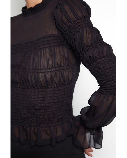 No Emotions UK Blue The Mia Blouse