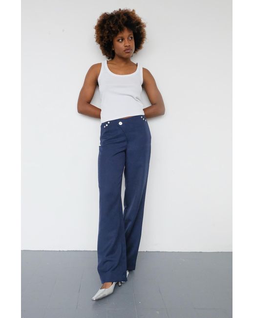 No Emotions UK Blue The Claudia Trousers