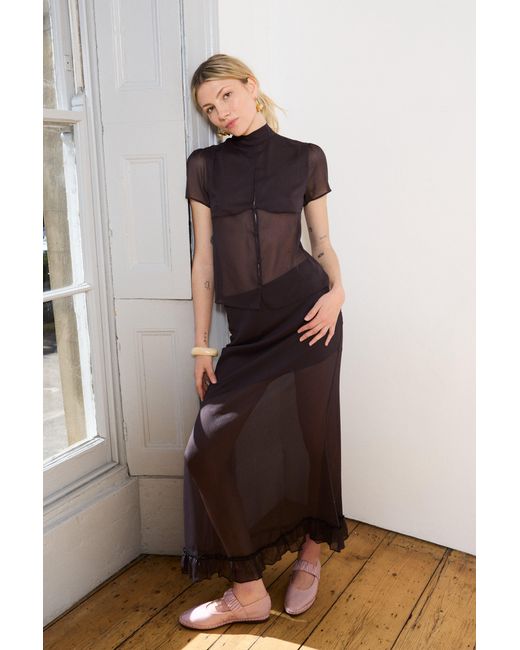 No Emotions UK Black The Mia Skirt