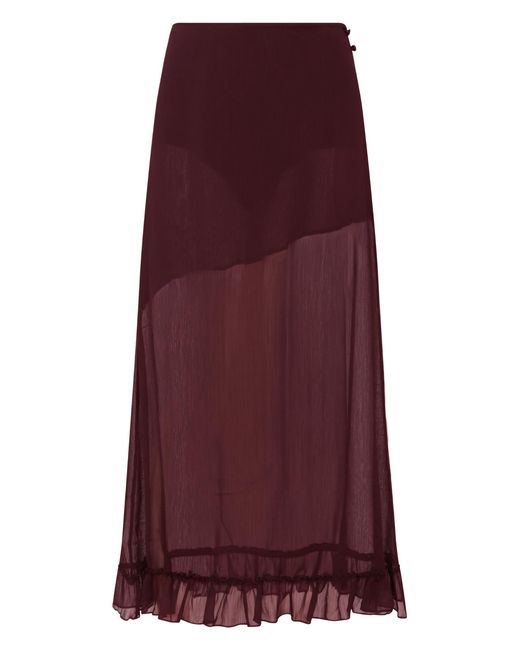 No Emotions UK Red The Mia Skirt