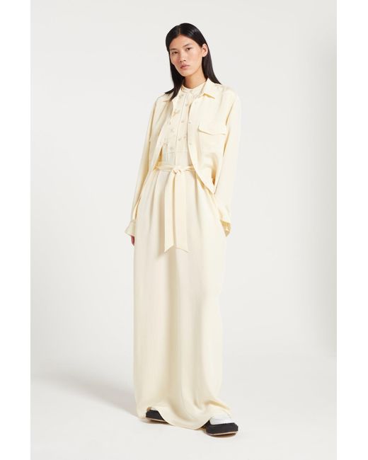 Noon By Noor Connie Shirt Jacket in Natural | Lyst