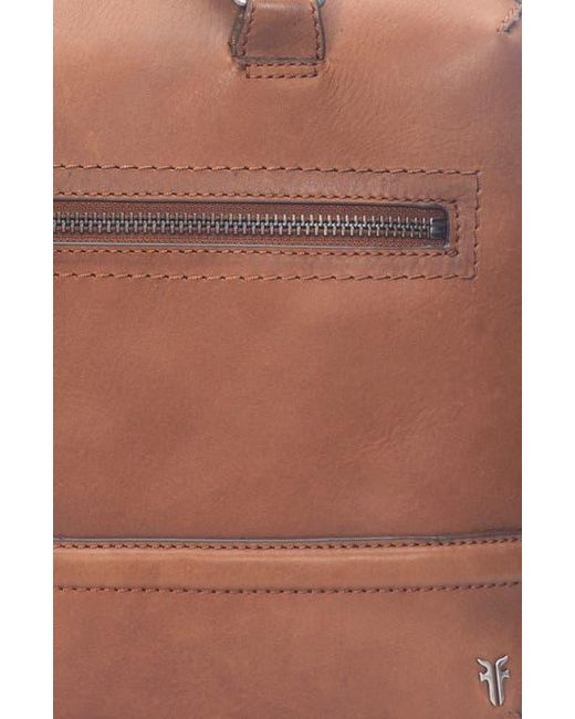 Frye Brown Nash Leather Briefcase
