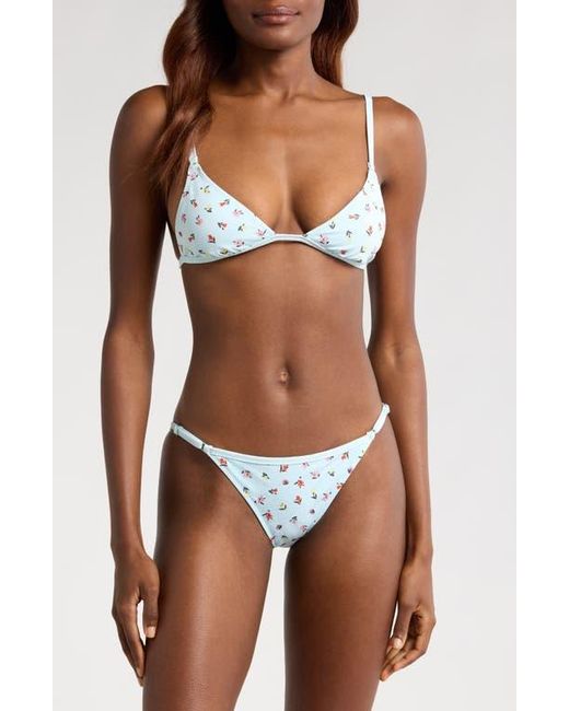 Solid & Striped Black Lulu Bikini Top