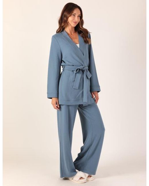 Softflex Blue Cloud Fleece Robe