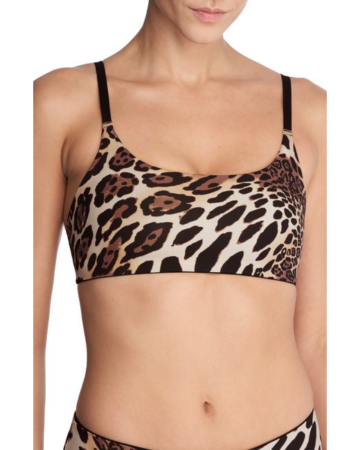 Natori Black Reversible Bikini Top