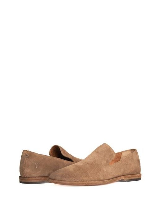 Frye Brown Chris Venetian Loafer for men