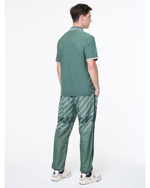 Sergio Tacchini Green Arbitro Polo for men