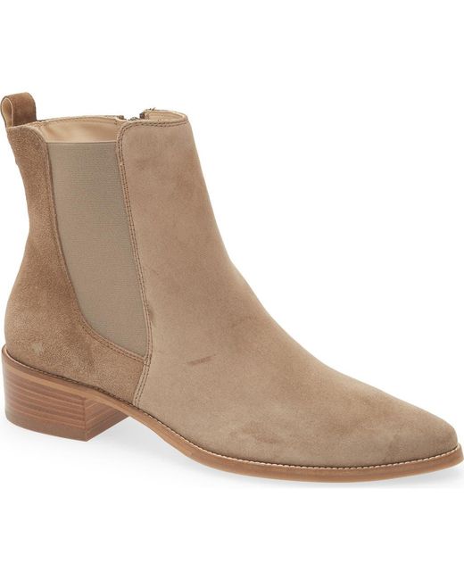 Paul Green Brown Celina Pointed Toe Bootie