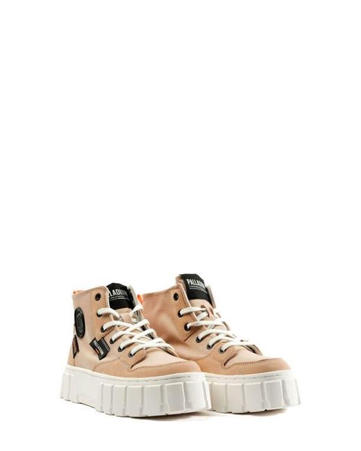 Palladium Natural Pallatower High Top Platform Sneaker