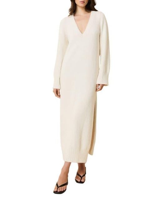 solid and striped long sleeve dress Solid & Striped Women's Long Sleeve Linen Blend Mini Shift Dress