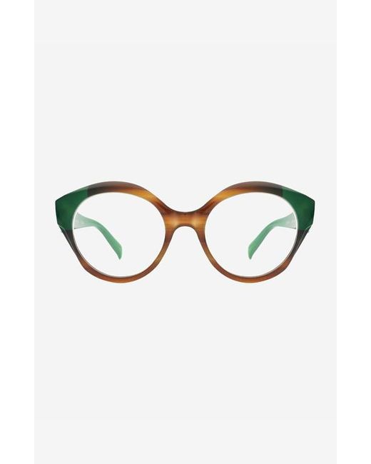 Reality Eyewear Green La Collette Reader Glasses