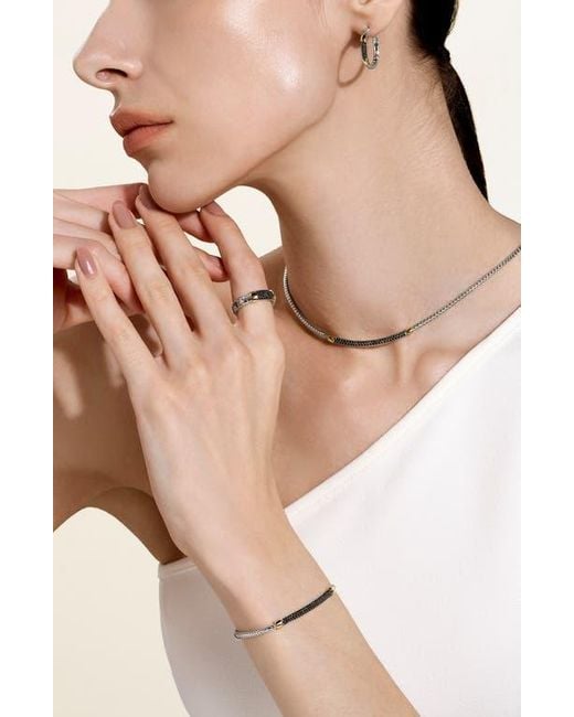 John Hardy Multicolor Jh Essentials Pavé Hoop Earrings