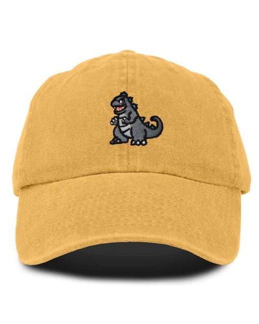 Alix Metallic Giant Lizard Embroidered Dad Hat for men